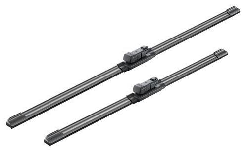 Set de ștergătoare BOSCH AeroTwin A620S 3 397 007 620, lungimi 600 mm și 475 mm, fără carcasă, compatibil cu vehicule cu volan pe stânga